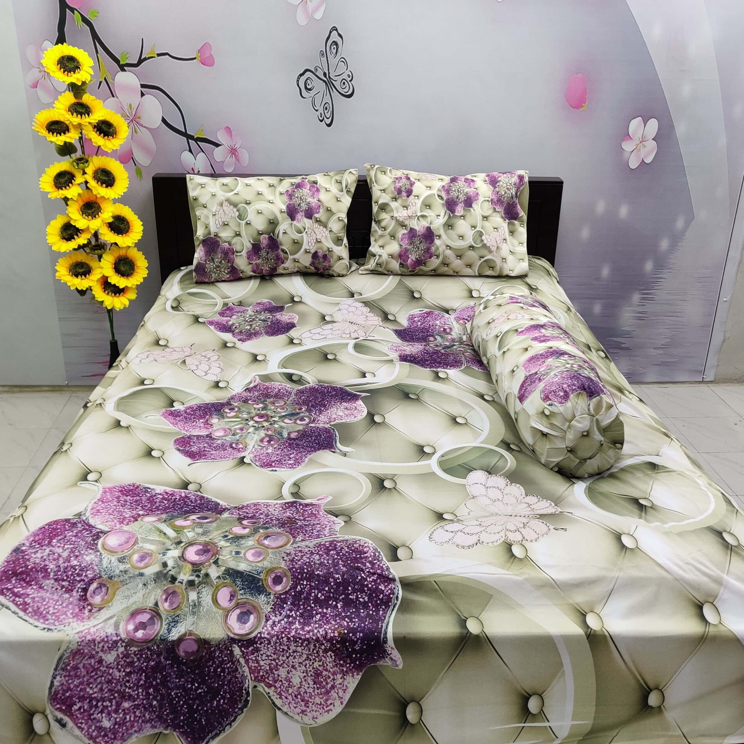 জাদুকরী ডিজাইনের 3D বেডশিট