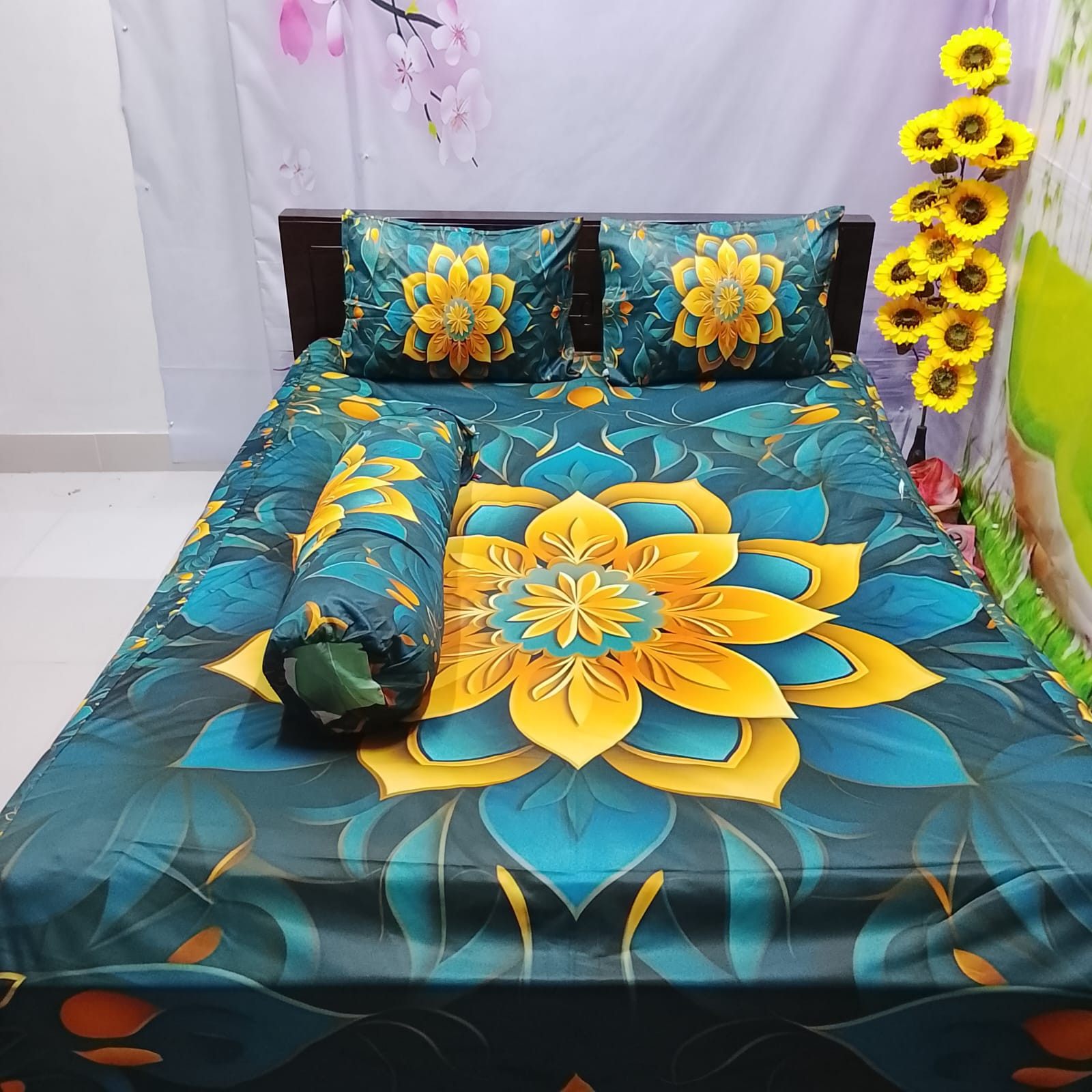 জাদুকরী ডিজাইনের 3D বেডশিট