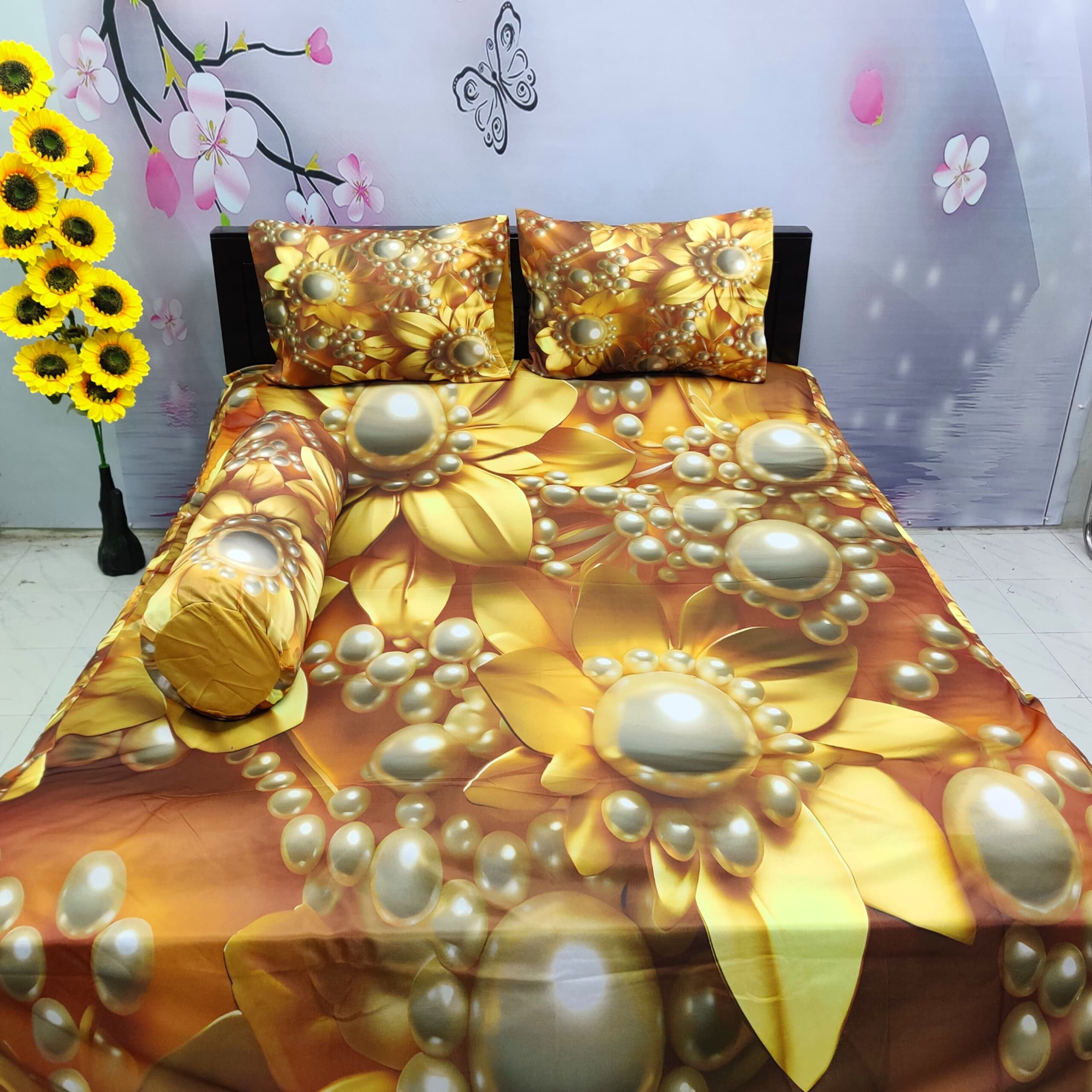 জাদুকরী ডিজাইনের 3D বেডশিট