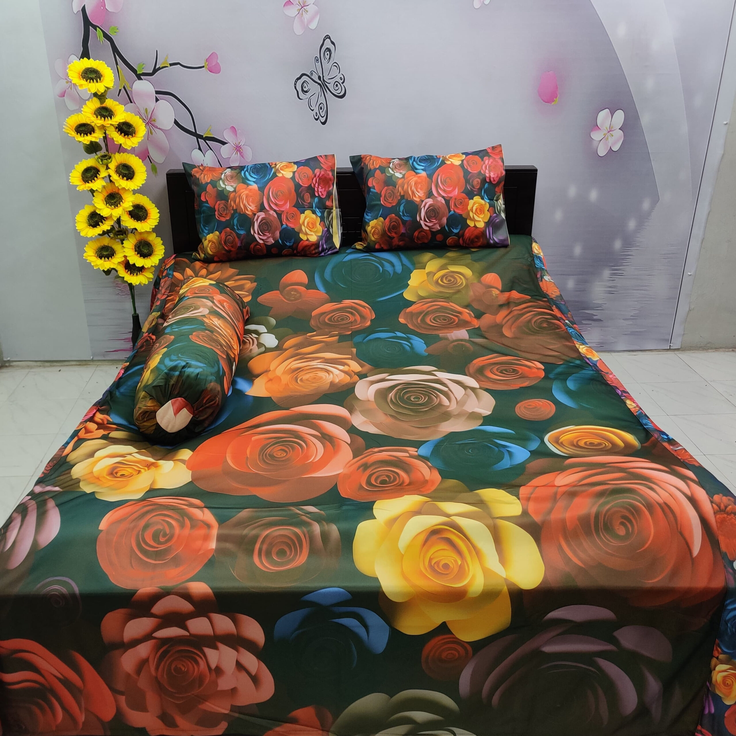 জাদুকরী ডিজাইনের 3D বেডশিট