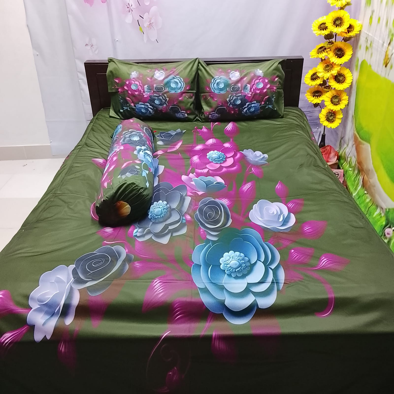 জাদুকরী ডিজাইনের 3D বেডশিট