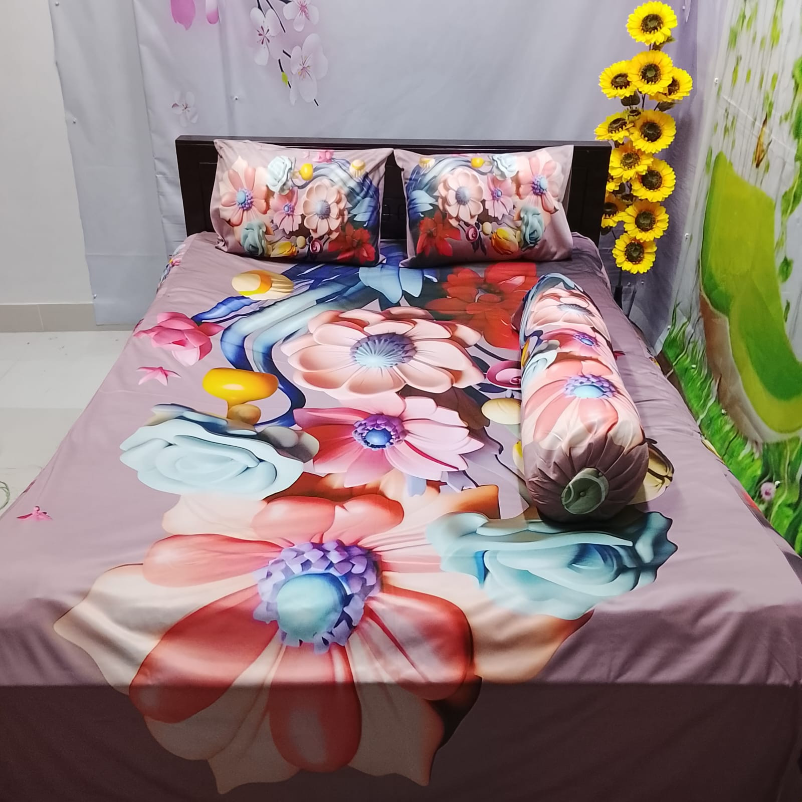 জাদুকরী ডিজাইনের 3D বেডশিট