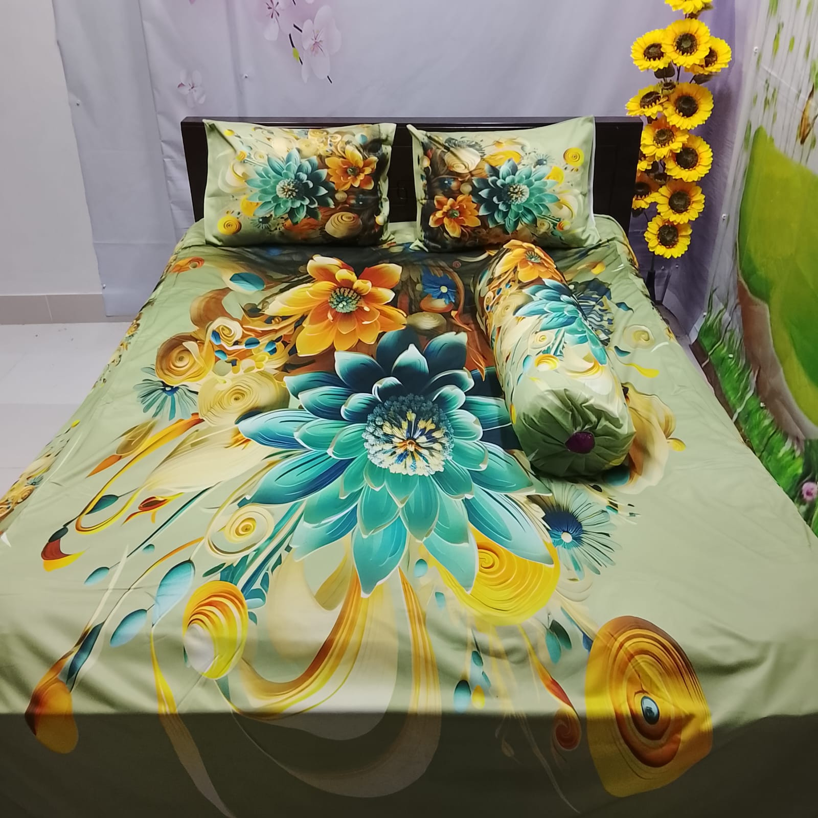 জাদুকরী ডিজাইনের 3D বেডশিট
